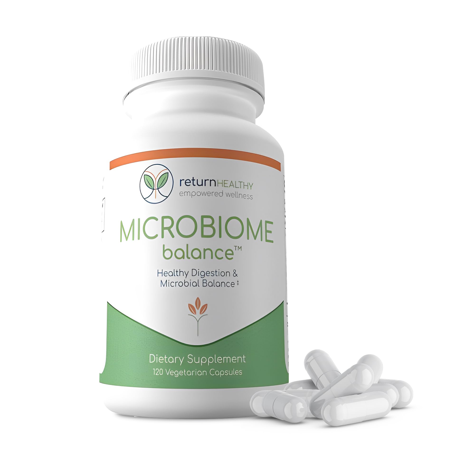 Return Healthy Microbiome Balance pau d arco image showing natural plant extract