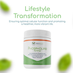 Return Healthy Phospholipid Synergy packaging on display.