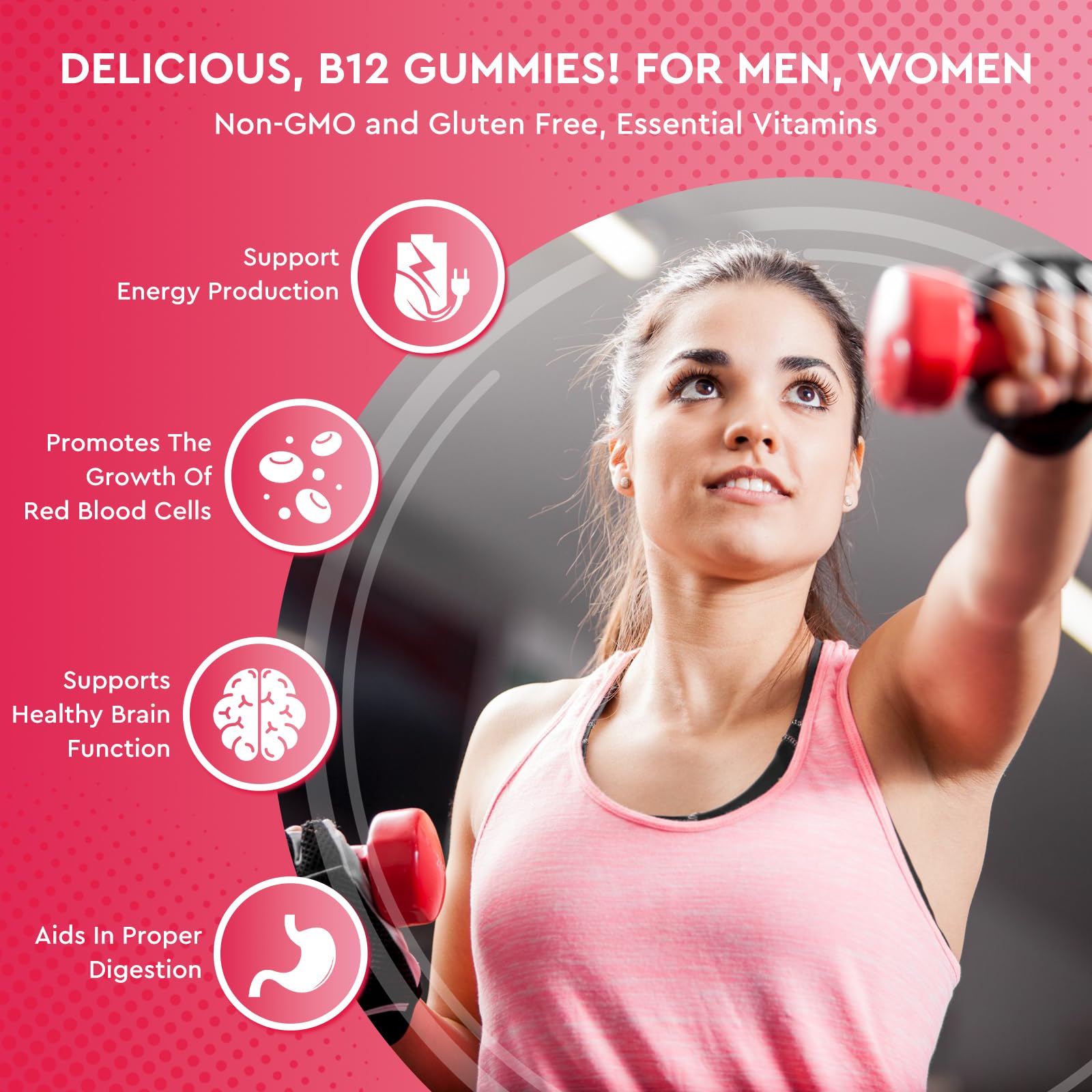 ReviNutra B12 Gummies pack shot highlighting value and convenience