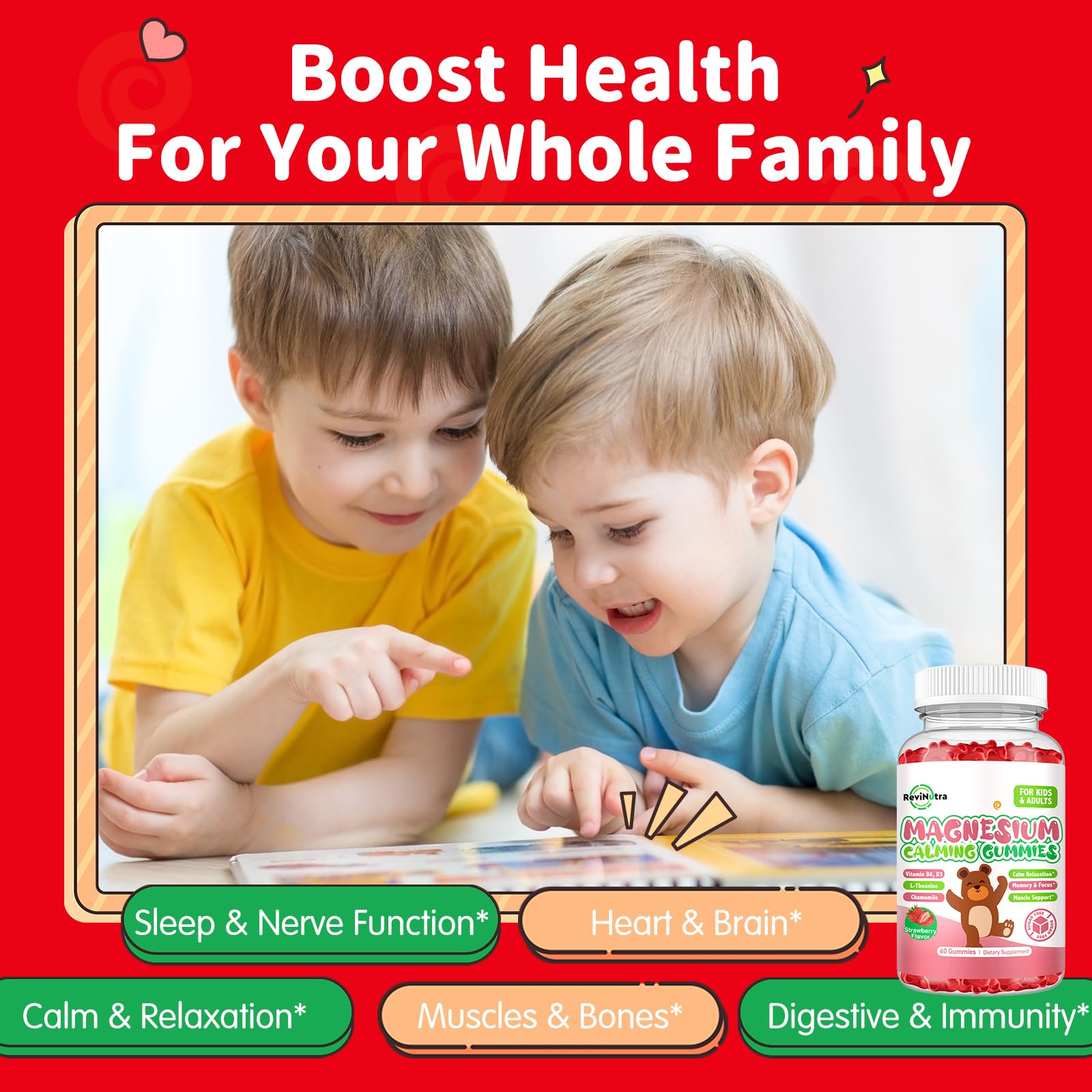 ReviNutra packaging showing sugar-free vegan gluten-free formula
