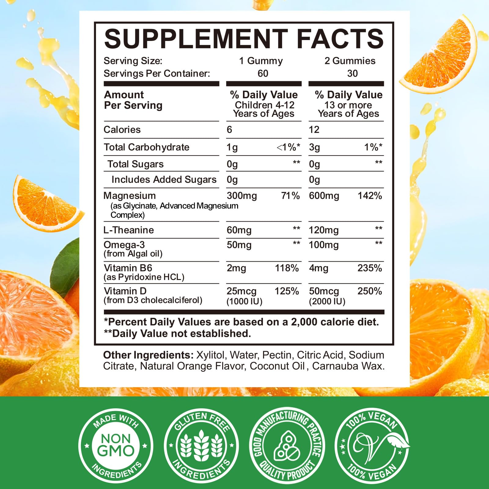 ReviNutra Magnesium Complex packaging front showing vegan, sugar-free formula