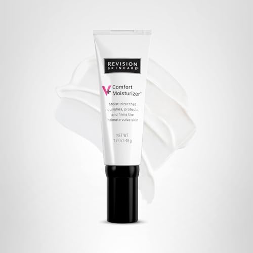 Revision Skincare V+ Comfort Moisturizer promotes vulvar microbiota balance with prebiotics.
