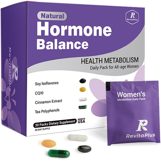 RevitaPlus hormone balance daily pack box for natural support