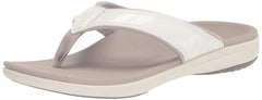 REVITALIGN Yumi Orthotic Sandal front view showing supportive footbed for all day comfort