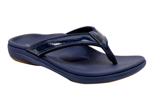 REVITALIGN Yumi orthotic sandal in navy with supportive arch for all-day comfort