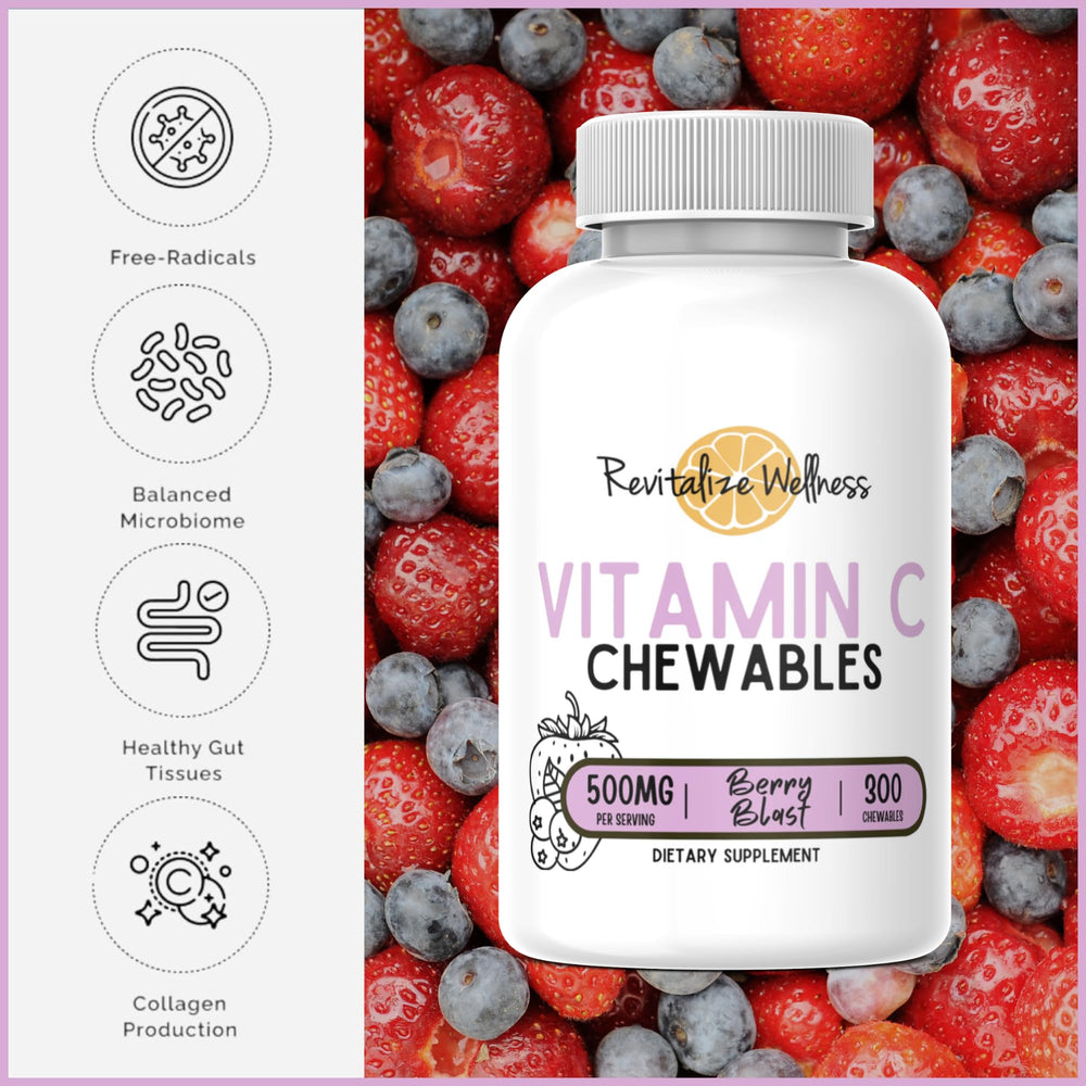 Dosing moment with Revitalize Wellness Berry Blast to support daily wellness.