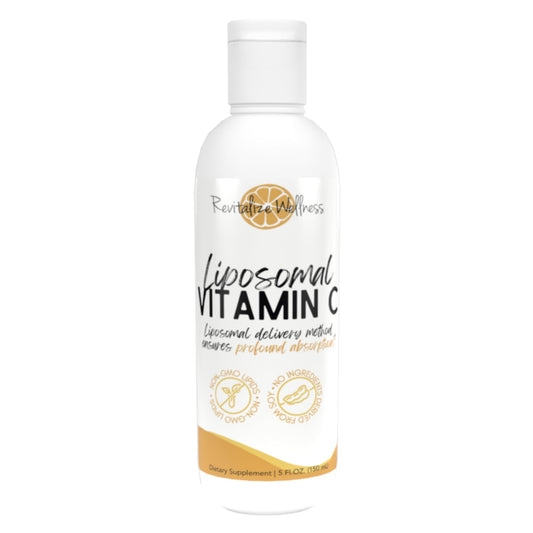 Revitalize Wellness Liposomal Vitamin C bottle for easy daily intake