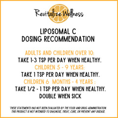 Refrigerate Revitalize Wellness Liposomal Vitamin C after opening