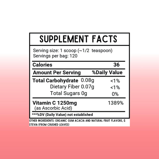 Revitalize Wellness serving scoop measuring half teaspoon for precise dosing