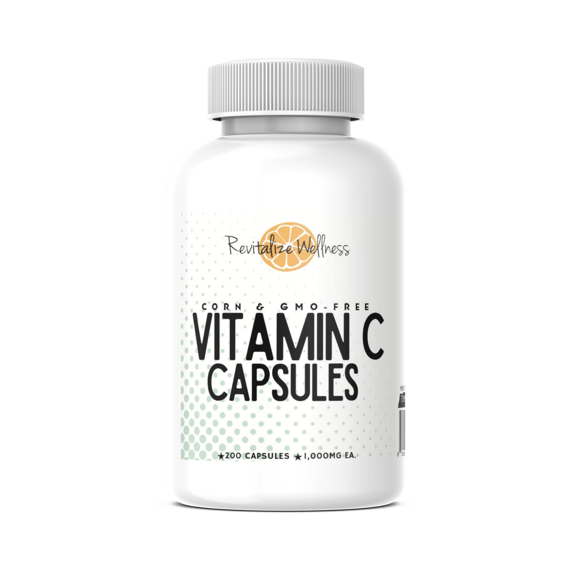 Revitalize Wellness Vitamin C bottle for easy daily immune support