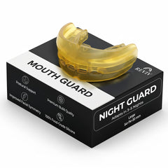 Reviv R1 mouth guard comfort-fit adapts to teeth for nightly grinding protection.