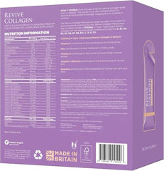 Revive Collagen menopause beauty sleep bottle label highlights sleep-support ingredients for planning your routine.