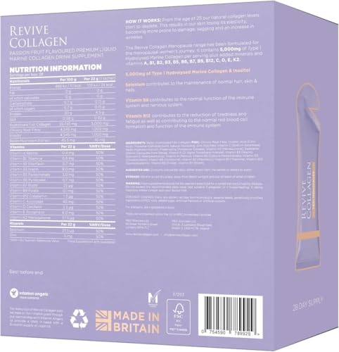 Revive Collagen sachet open, ideal for quick skin-support ritual