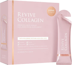 Revive Collagen Premium bottle pour demonstrates easy daily hydration