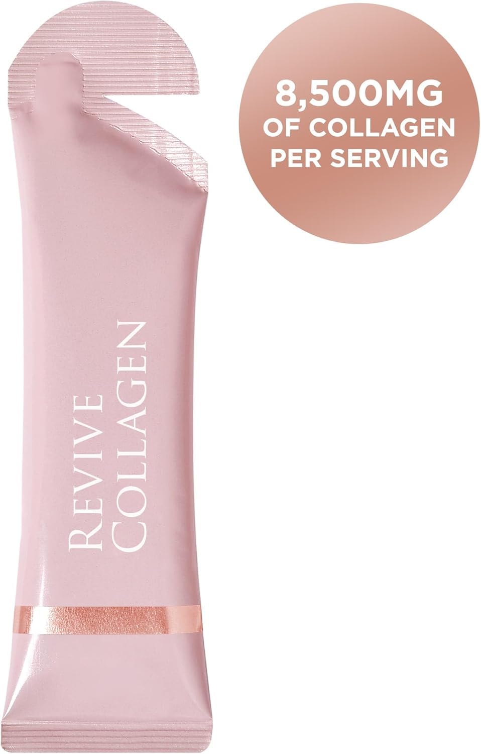 Revive Collagen Premium sachet open for on-the-go preparation