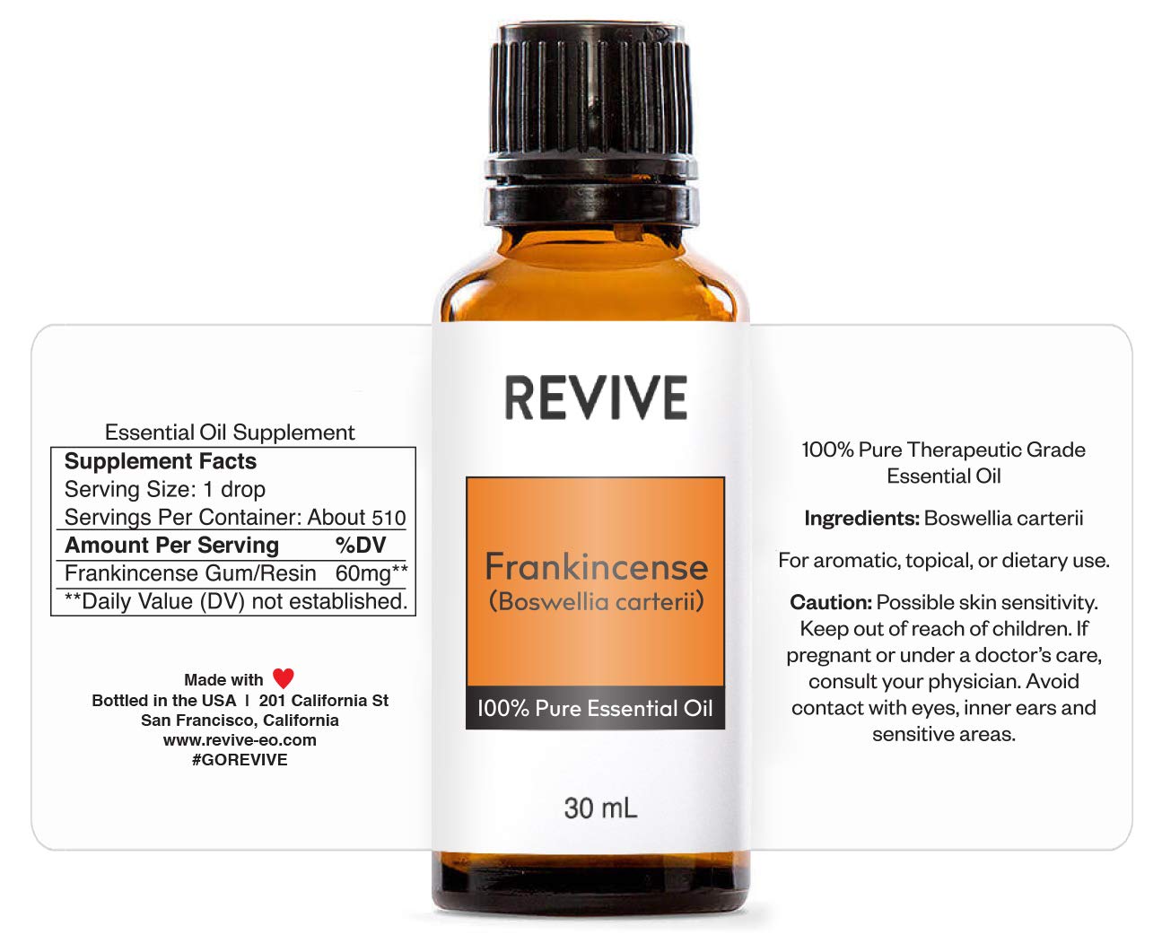 Revive Frankincense Boswellia Carterii diffuser scene for tranquil ambiance and mood support