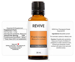 Revive Frankincense Boswellia Carterii diffuser scene for tranquil ambiance and mood support