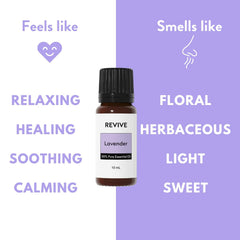 Revive Lavender diffuser-session promotes relaxation during aromatherapy