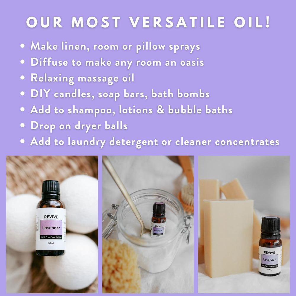 Revive Lavender skin-care routine demonstrating soothing effects on skin
