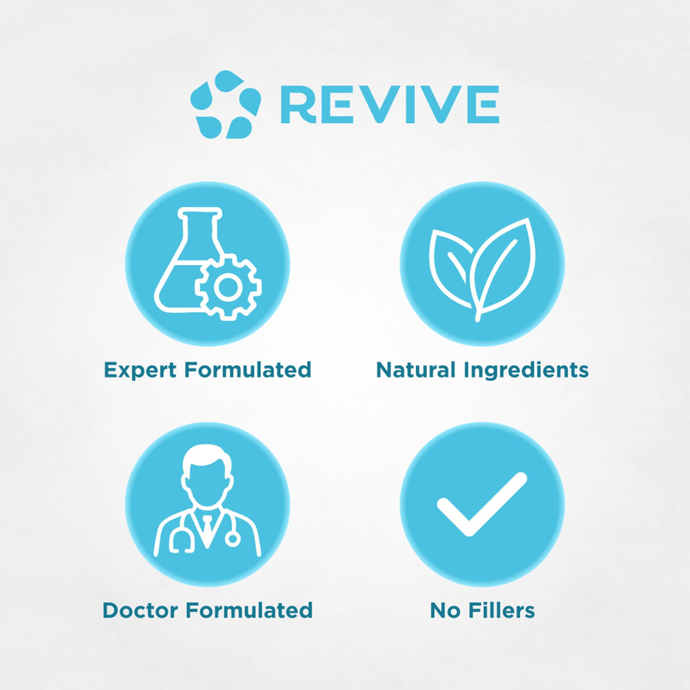 Kitchen scene with Revive MD Fresh Berry greens powder