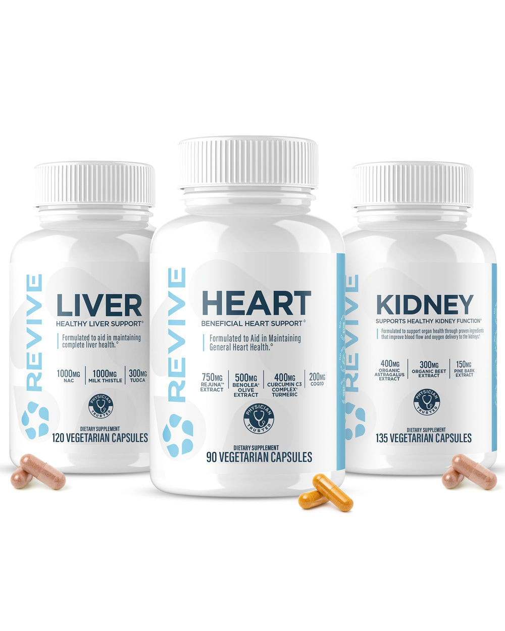 Revive MD Heart Formula bottle close-up may support heart health as part of daily routine