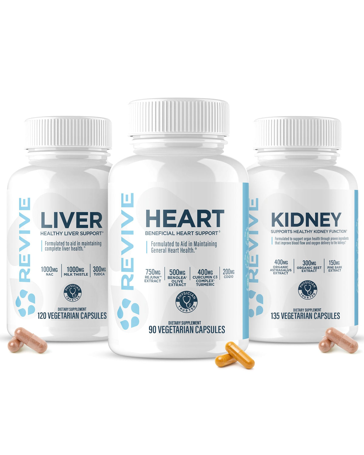 Revive MD Heart Formula bottle close-up may support heart health as part of daily routine