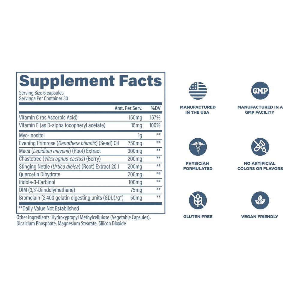 Evening Primrose oil inclusion in Revive MD Hormone Balance.