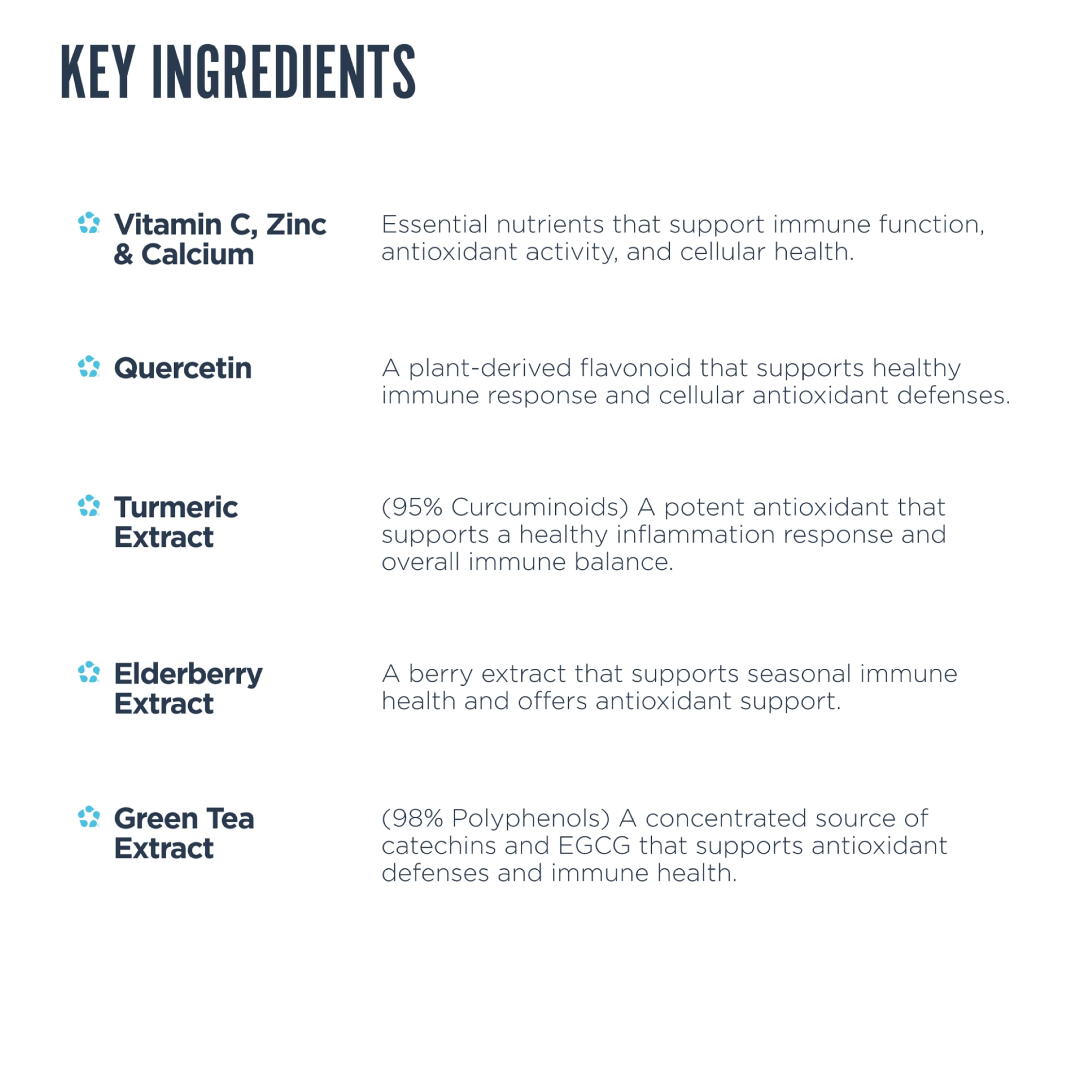 Revive MD Immune Defense label ingredients highlight key nutrients for immune function.