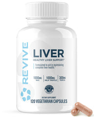 Revive MD Liver Cleanse bottle showing a comprehensive daily wellness formula