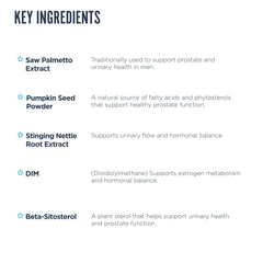 Revive MD Prostate Supplements label highlights vegan, gluten-free formula
