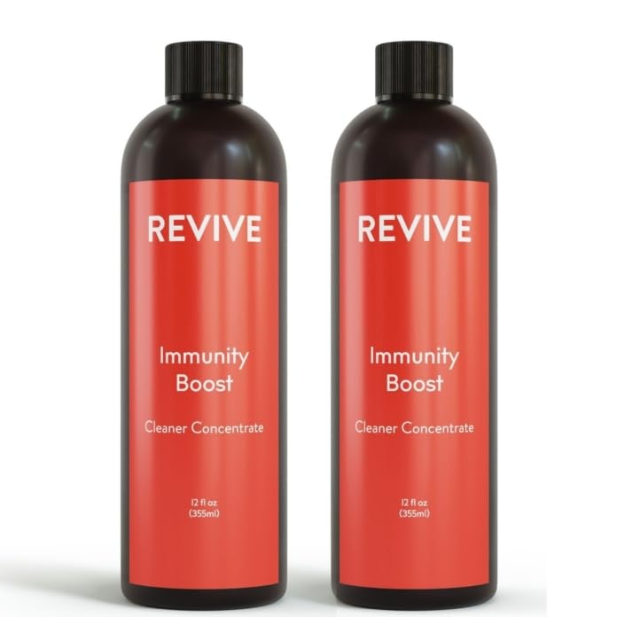 REVIVEEO Immunity Boost Cleaner bottle with plant-based, non-toxic formula for daily cleaning