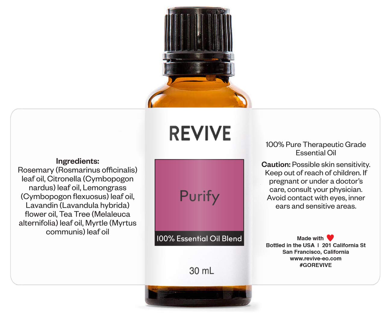 REVIVEEO Purify diffusion mist in a diffuser for fresh air and focus.