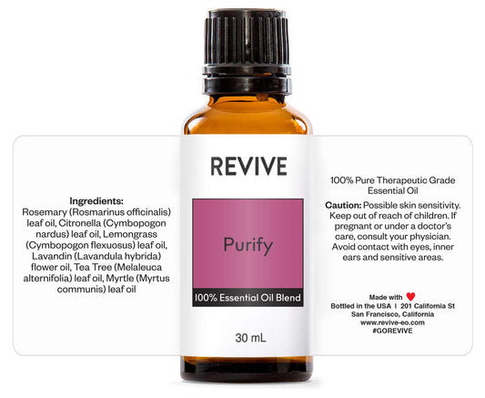 REVIVEEO Purify diffusion mist in a diffuser for fresh air and focus.