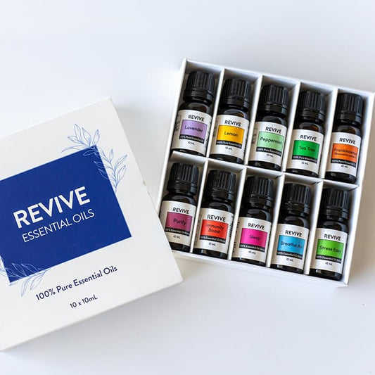 REVIVEEO Lemon bottle for uplifting aromas and digestive support.