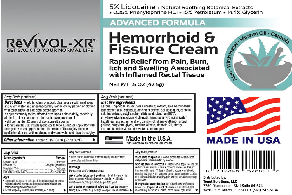 REVIVOL-XR applicator: precise internal and external application for convenient relief.