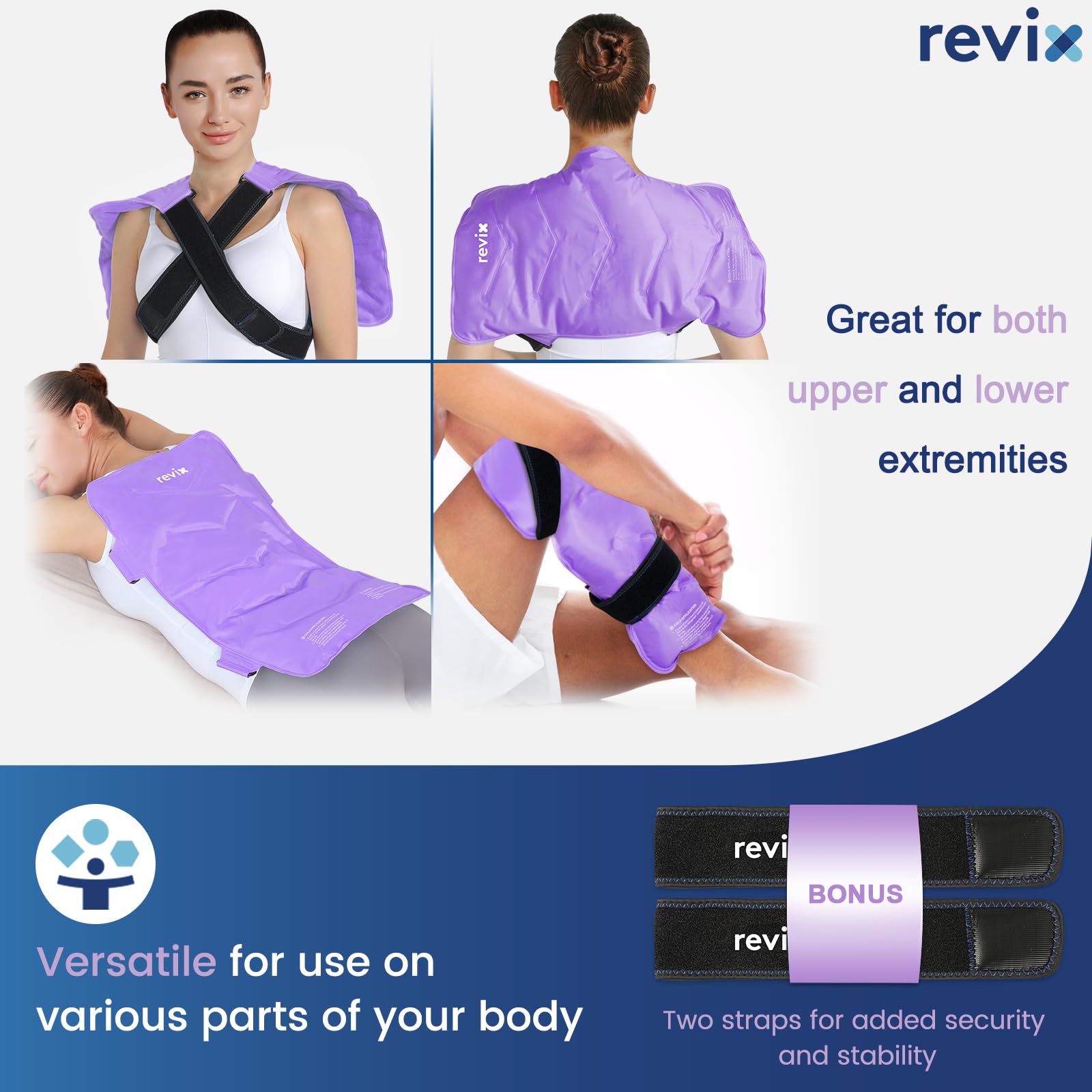 REVIX durable, sealed-edges design prevents leaks for repeated use.