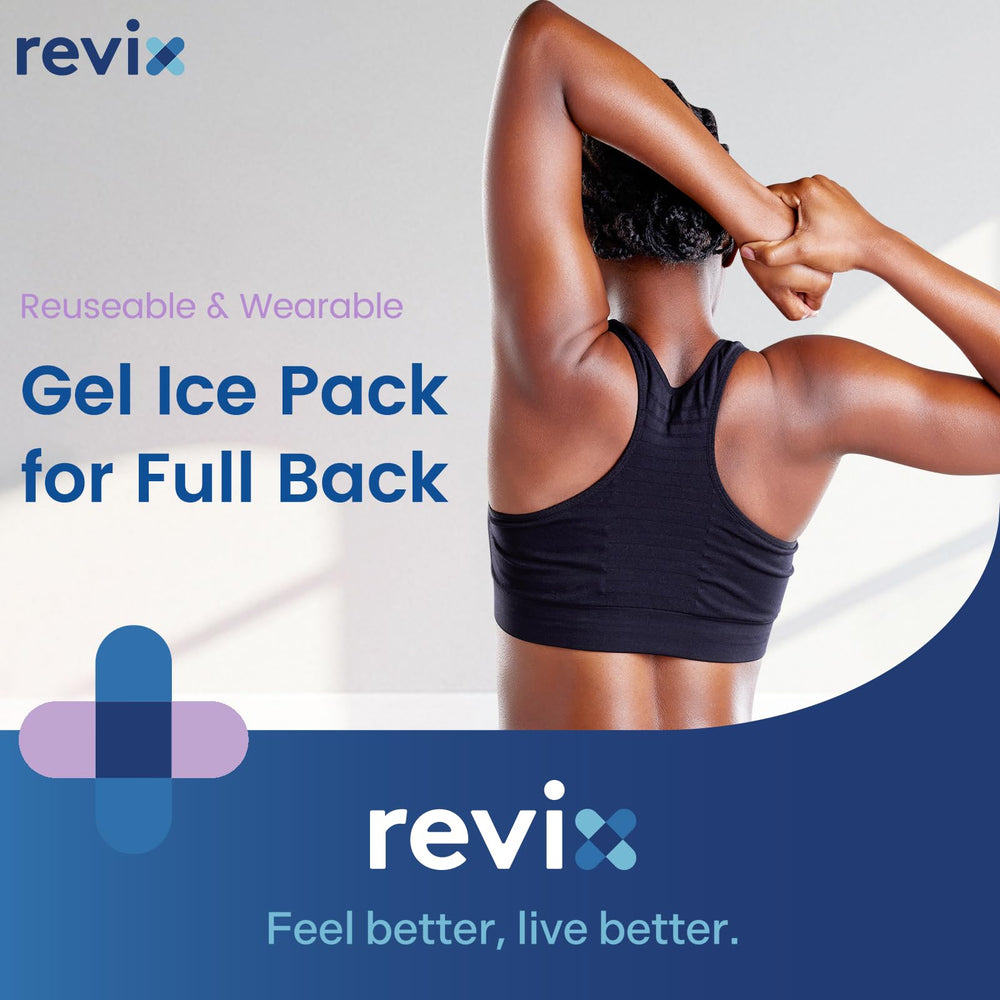 REVIX plush lining adds skin-friendly comfort during cold therapy.