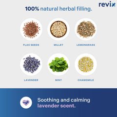 REVIX pad supports hot or cold therapy for flexible, at-home relief.
