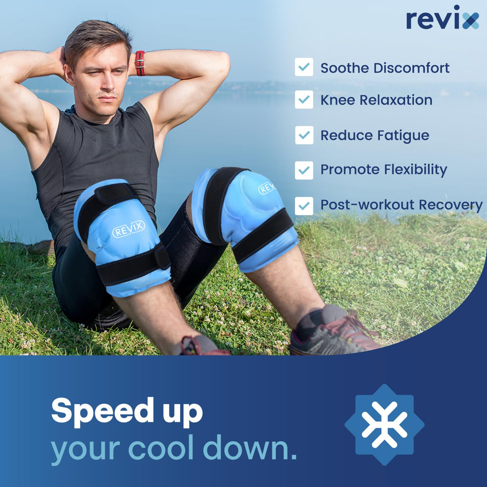 REVIX ice pack gel detail closeup showing high gel content