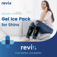 REVIX leg wrap in neoprene non-slip keeps the pack secure during activities