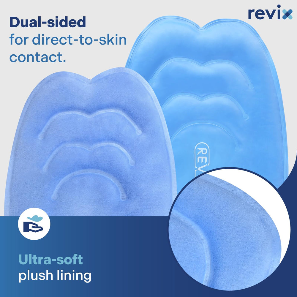 REVIX knee wrap with adjustable straps for secure fit during activity