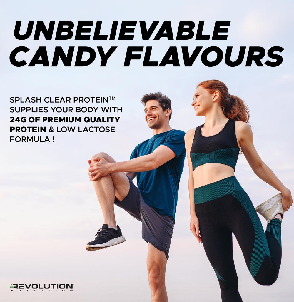 Revolution Nutrition Splash Clear Protein serving ideas for smoothies.