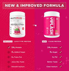 Revolution Nutrition Splash Clear Protein powder scoop for daily use.