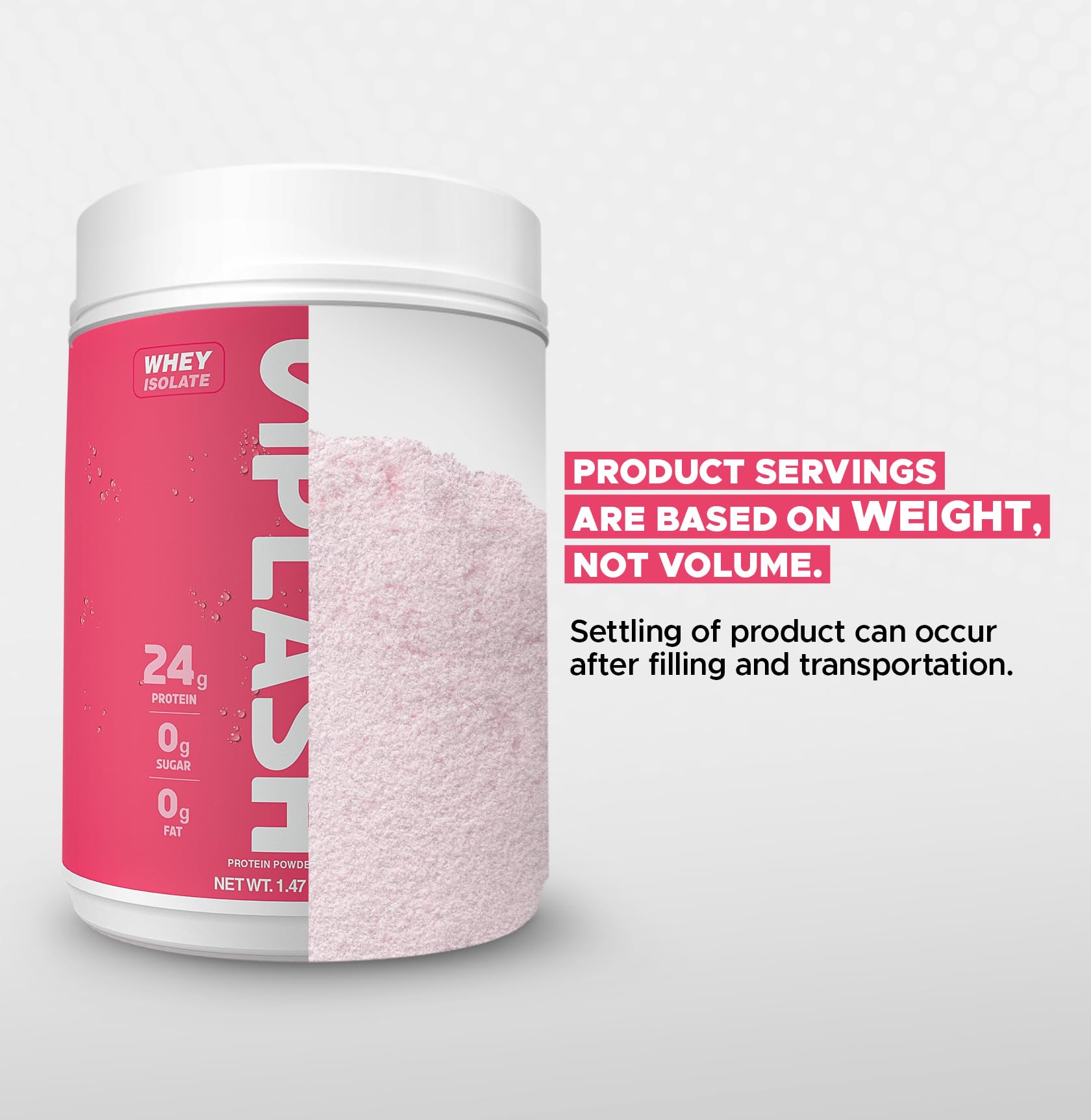 Revolution Nutrition Splash Clear Protein ice-cold glass delivering refreshing juice-like experience.