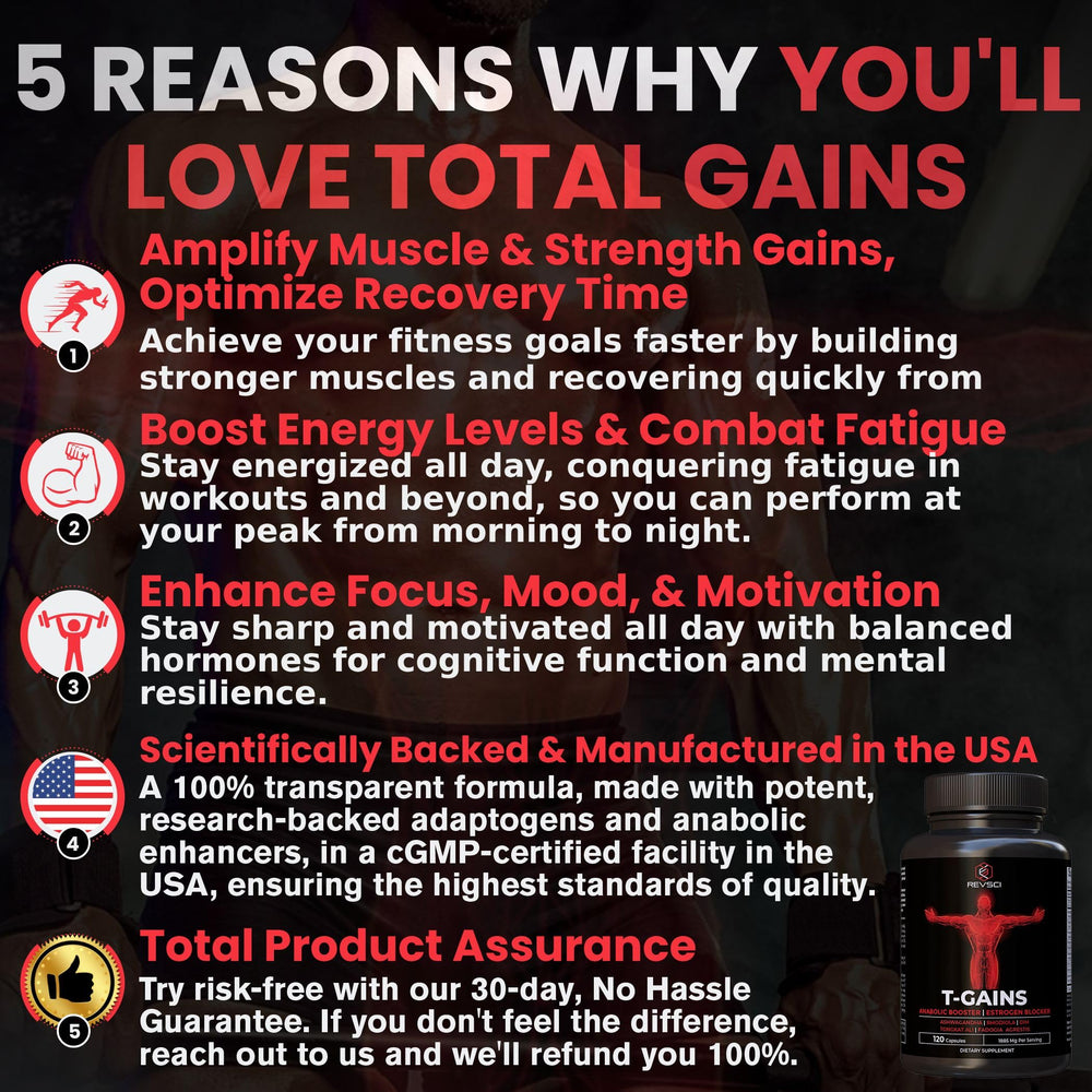 Revolution Science T-GAINS bottle pour, showcasing focused training sessions