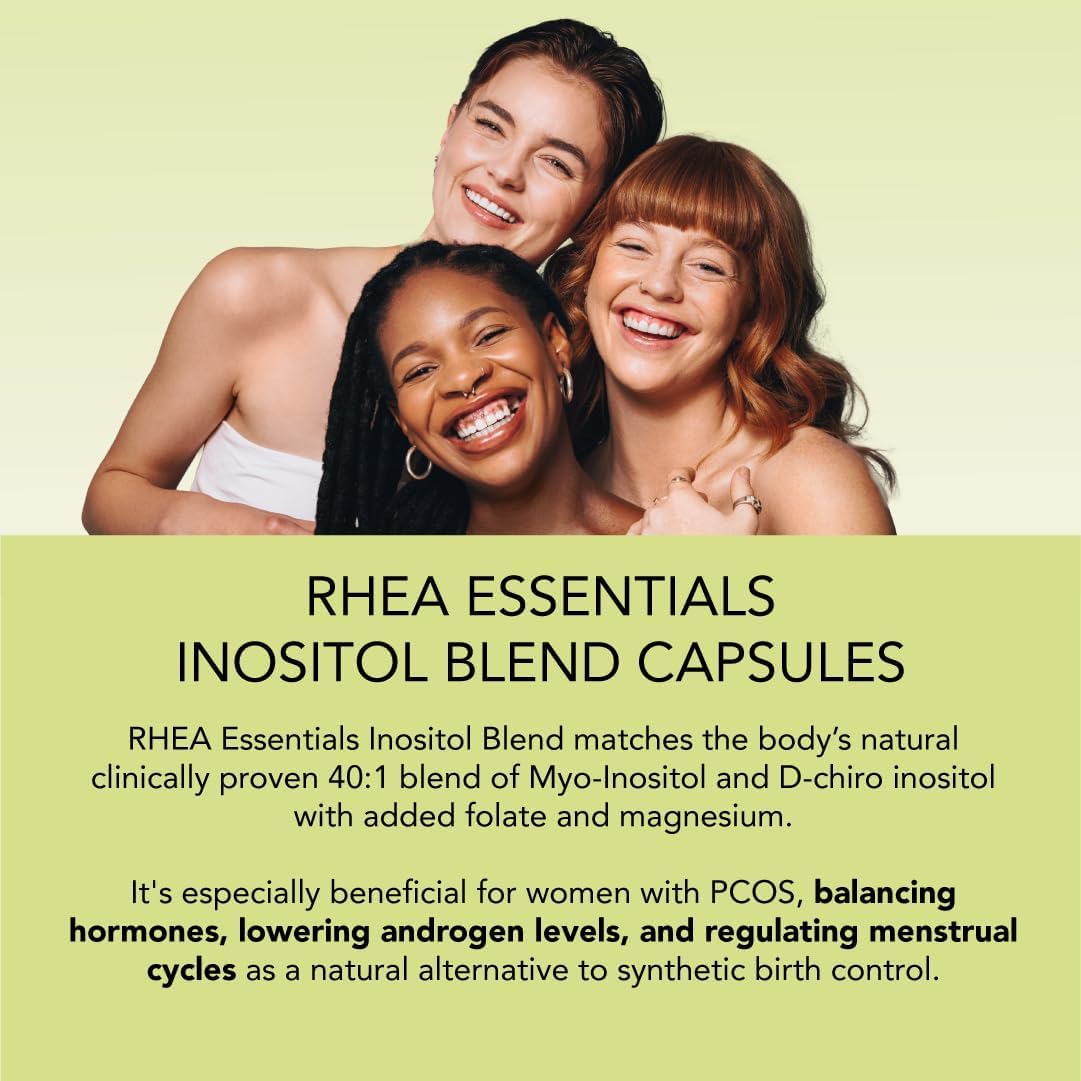 RHEASILVIA Rhea label close-up highlighting ingredients and benefits