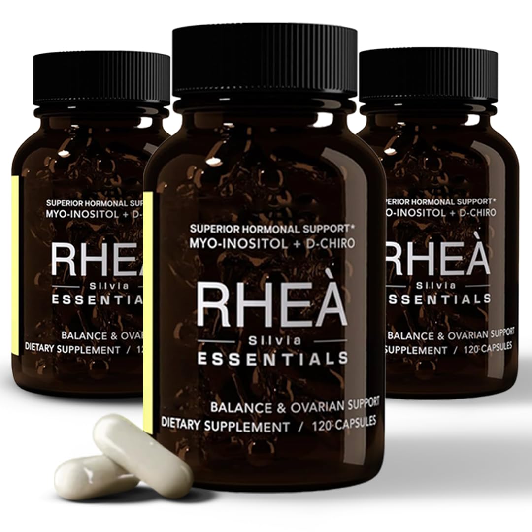 RHEASILVIA Rhea Myo-Inositol bottle for daily wellness and potential hormone balance support