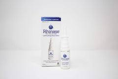 Rhinase label detail highlights pH balance and dual salt formula.
