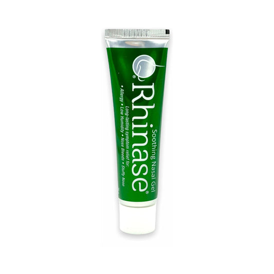 Rhinase saline nasal gel two-pack bottles for daily moisture