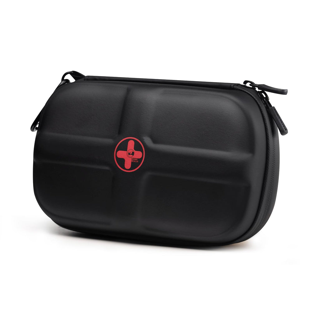 Rhino Rescue EVA first aid kit in a compact backpack for on-the-go care.